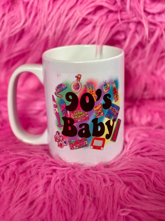 90s Baby Mug - retro nostalgia cup